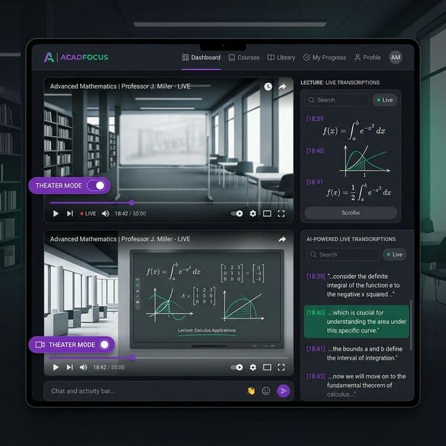Online Classroom Interface